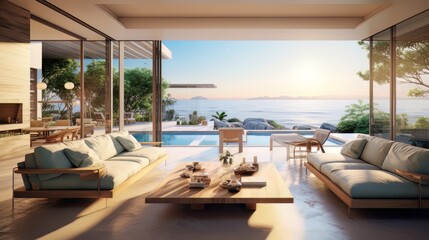 Fototapeta premium luxury hotel room