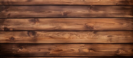 Naklejka premium Texture of wooden material with a brown hue.