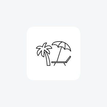 recommend clip art: Beach Line Icon Travel And Tour Icon, Tourism Icon, Exploring World Icons