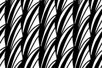 Line handdrawn doodle abstract seamless pattern background