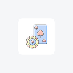 Casinos Awesome Outline Icon Travel And Tour Icon, Tourism Icon, Exploring World Icons