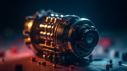 Capturing Moments: Innovative Camera Equipment for Industrial Photography, Engine Parts, Plumbing, and More, generative AI