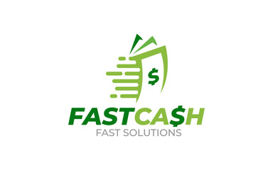 Illustration of graphic vector make money fast for finance professional business logo design template