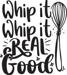 Funny Baking, Funny Kitchen lettering Quotes. Handwritten lettering quote about food and cooking. Vector illustration