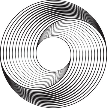 abstract blend line wave curcle pattern background design.