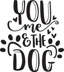 Funny Dog Lettering Quotes