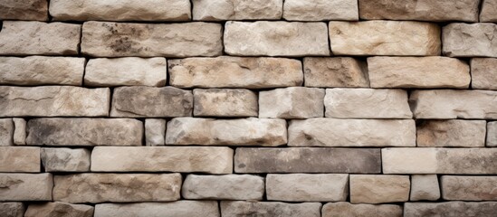 Obraz premium Stone wall section, as backdrop or surface.