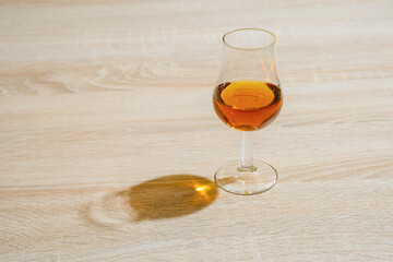Cognac in sniffer glass