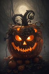 Ethereal Allure of the Pumpkin - Generative AI




