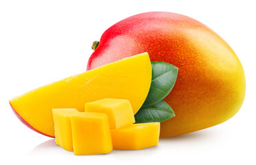 Mango isolated on white background