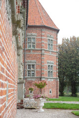 Obraz premium The beautiful Voergaard Castle in Denmark
