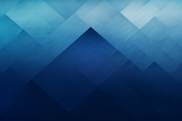 Illustrated vector like abstract blue background with triangles - obrazy, fototapety, plakaty