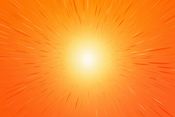 Bright orange wallpaper with a central burst