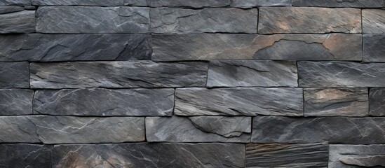 Slate tile texture on the roof.