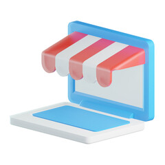 E-Commerce Online Shop 3D Online Store