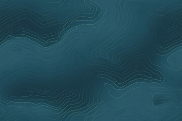 organic teal blue topographic relief lines architectural interior background wall texture pattern seemless