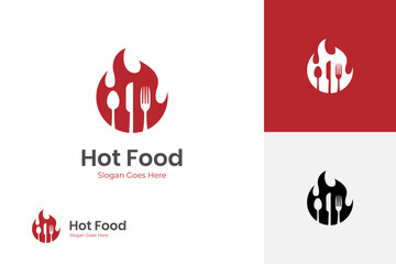 simple grilled barbecue logo, retro BBQ vector elements, fire grill food and restaurant icon design