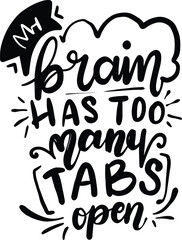 Funny quote typography, Vector illustration design, Textile graphic t-shirt print