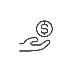 Payment line icon
