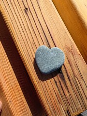 Stone with shape of heart