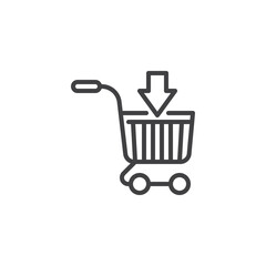 Add to Cart line icon
