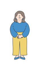 女性のビジネスパーソンのイラスト
