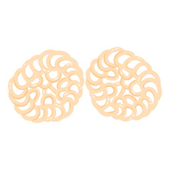 kerupuk mawar seblak or kerupuk putih traditional cracker