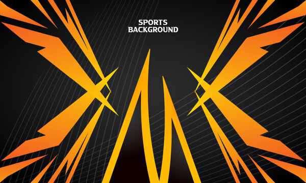 Trendy sports design background vector. Abstract Sports background vector