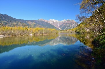 盛秋の上高地　大正池