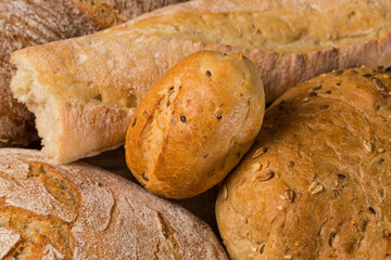 Close-up of traditional bread