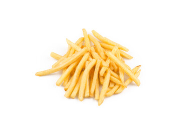 french fries isolated