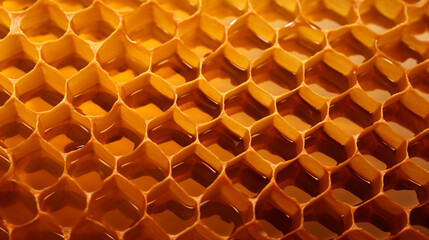 Honeycomb pattern background image.