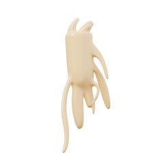 3D Ginseng Illustration