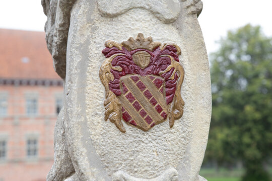 The beautiful Voergaard Castle in Denmark