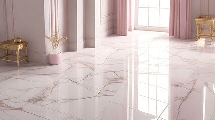 Premium Marble Tiles and Flooring Design in exclusive pink pattern with 8k Regulation