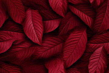 red leaves stylized architectural interior background wall texture pattern seamless