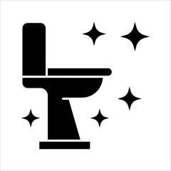 Toilet cleaning linear icon. Thin line illustration. Bathroom cleaning. vector illustration on white background
