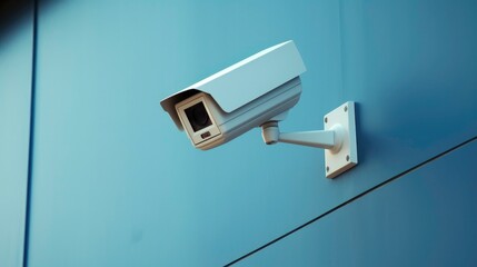 Security camera on the building. CCTV camera.