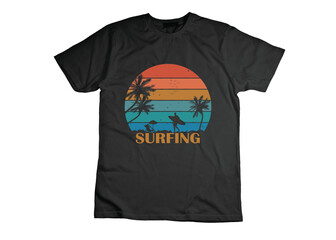 summer surfing t shirt