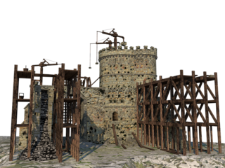 castle under construction