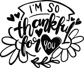 Romantic quote for Valentines day cards and prints.