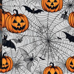 Fototapeta premium Wallpaper that has a Halloween theme