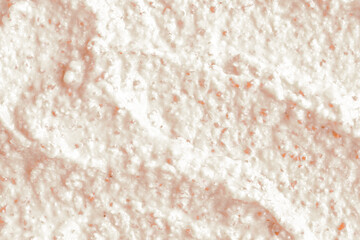 Vanilla cream ice cream. Ice cream texture. Delicious sweet dessert close-up as a background.