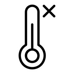 temperature line icon