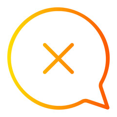 Fototapeta premium No gradient icon