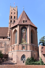 Zamek Krzyżacki w Malborku, największy na świecie, Polska, gotycki, ceglany, © Albin Marciniak