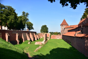 Zamek Krzyżacki w Malborku, największy na świecie, Polska, gotycki, ceglany, © Albin Marciniak