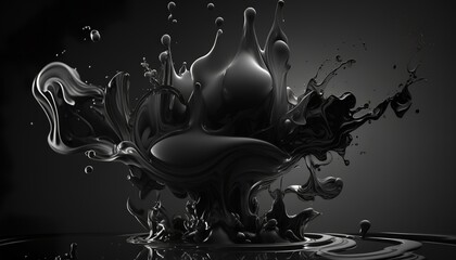 black color explosion, wonderful, modern design
