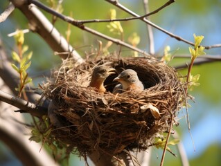 nest with eggs