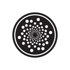 Fototapeta premium spiral icon vector